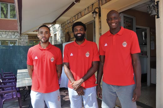 Zac Wright, Jamal Shuller et Amara Sy