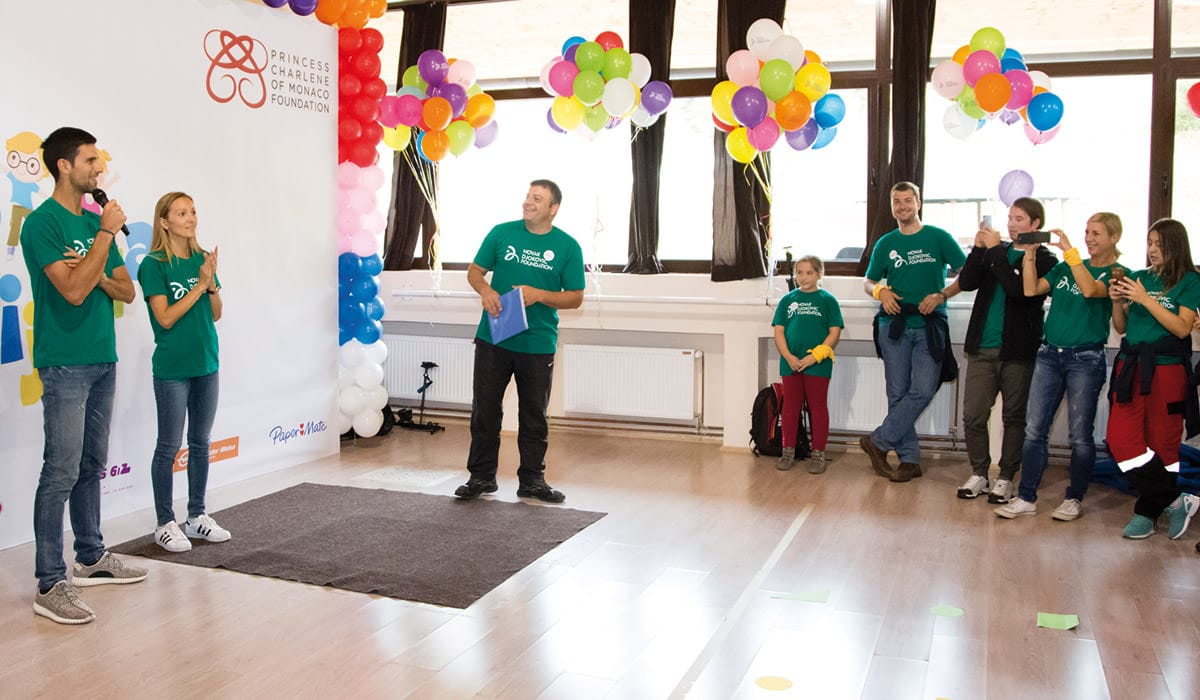 Drugarijada fondation Novak Djokovic