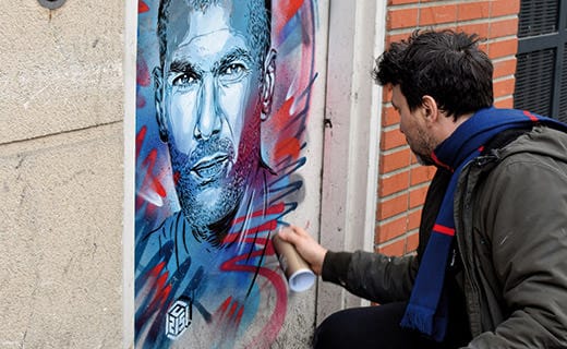 Expo-Athletes-de-C215-zidane-c215