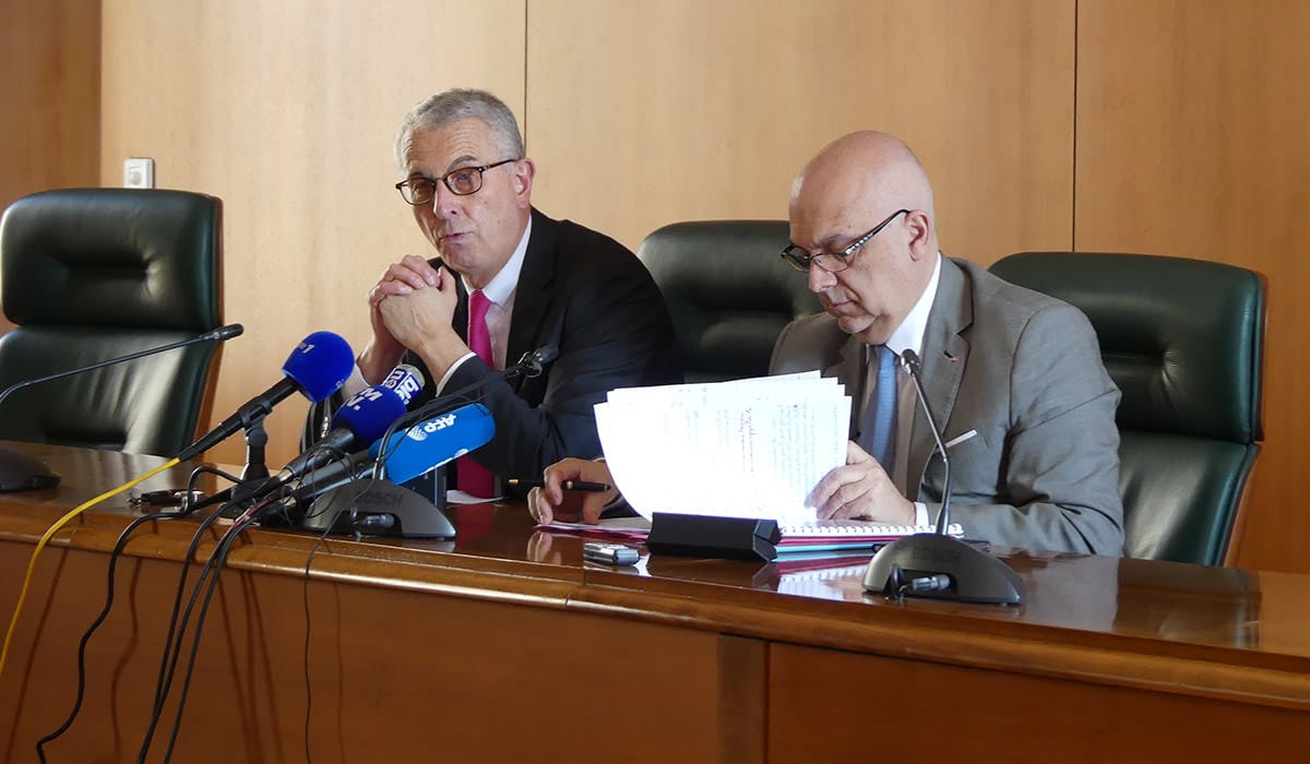 conf de presse sur le braquage