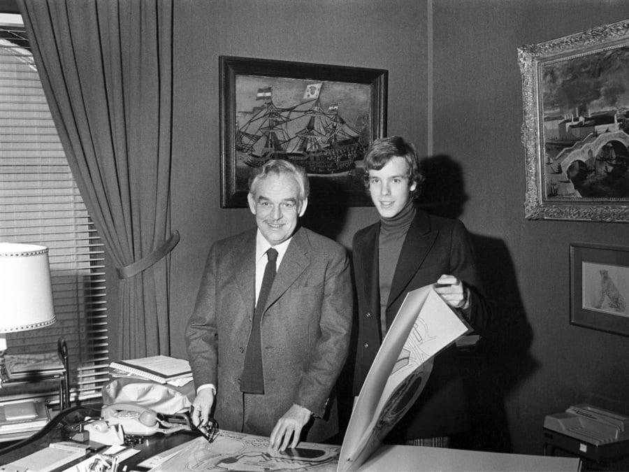 Rainier III et Albert II