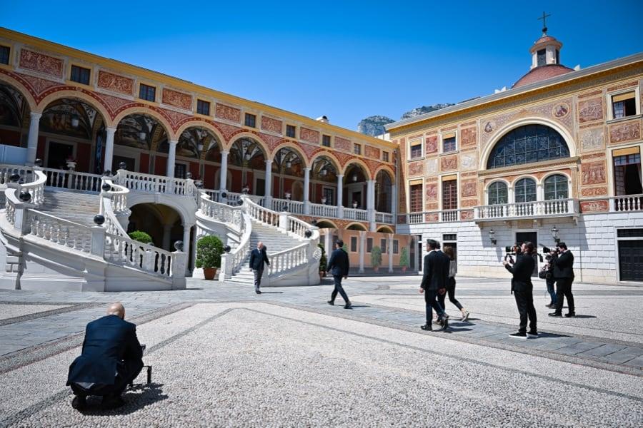 Documentaire F1 Canal+ tournage palais princier
