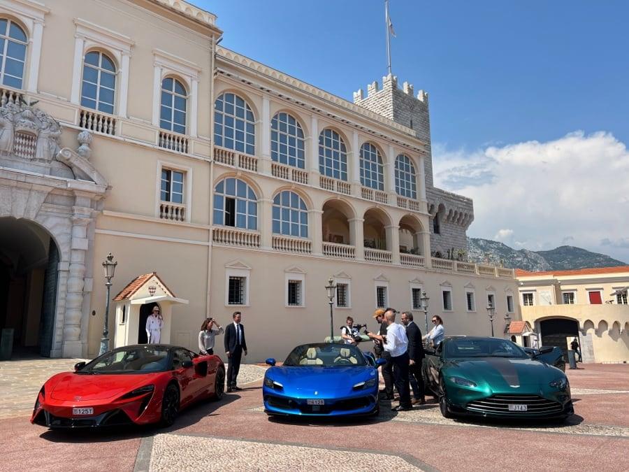 Documentaire F1 Canal+ tournage palais princier