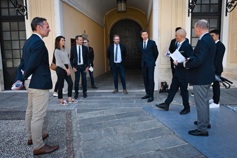 Documentaire F1 Canal+ tournage palais princier