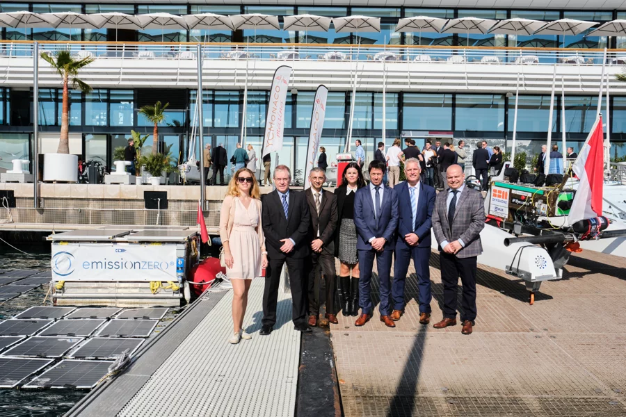 Ponton hydrogène Yacht Club Monaco