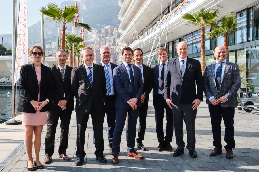 Ponton hydrogène Yacht Club Monaco