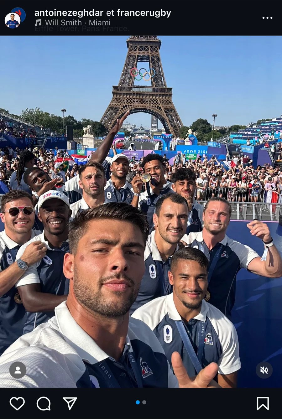 Antoine Zeghdar Rugby à VII JO Paris 2024
