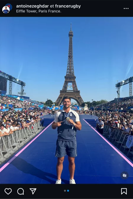 Antoine Zeghdar Rugby à VII JO Paris 2024