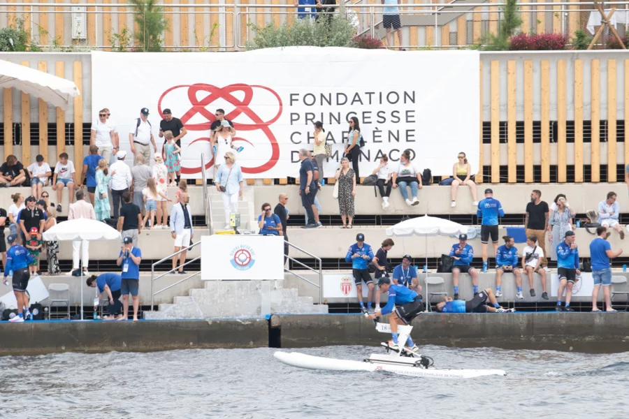 Water bike Fondation princesse Charlene