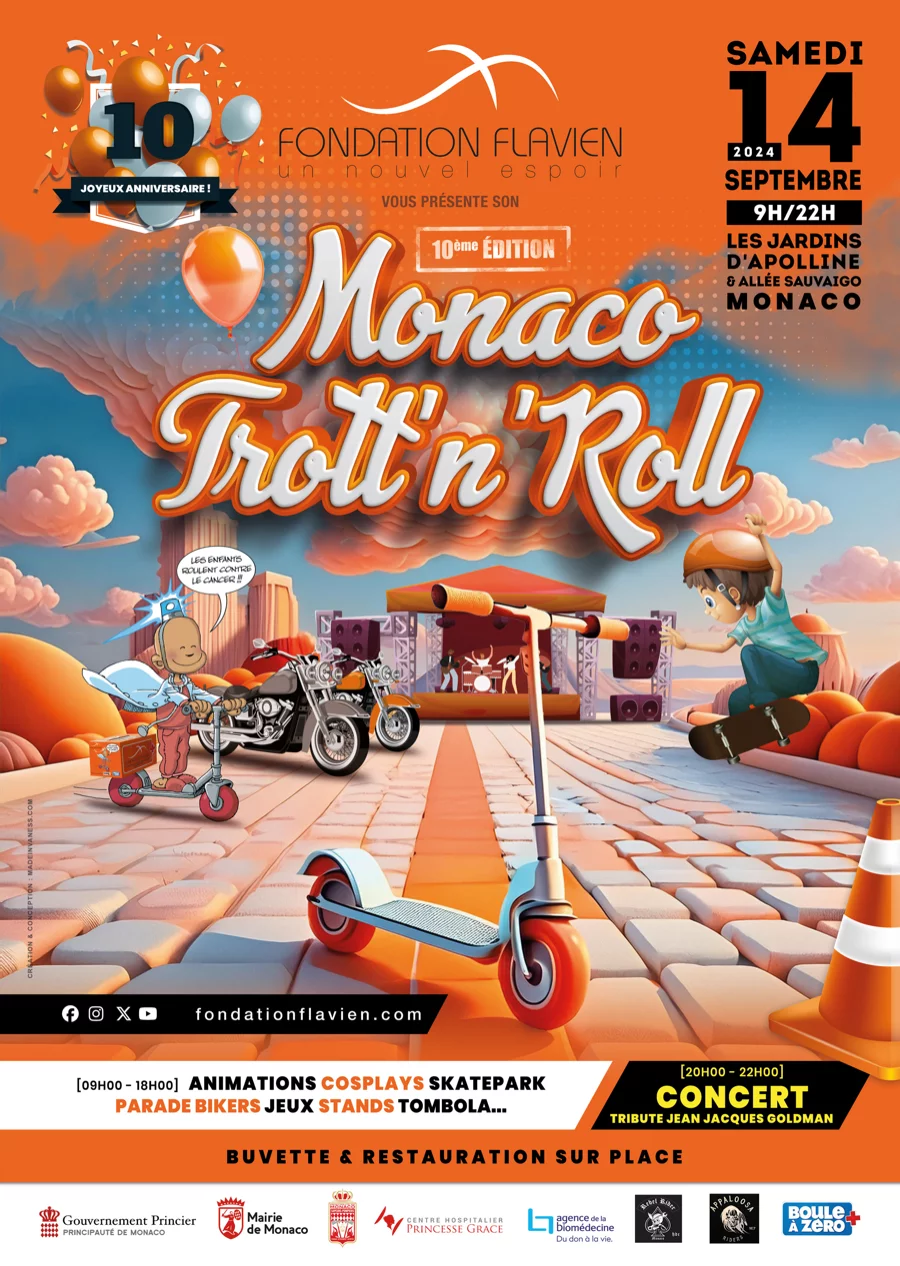 Trott'n'Roll 2024 Fondation Flavien Lutte cancer pédiatrique