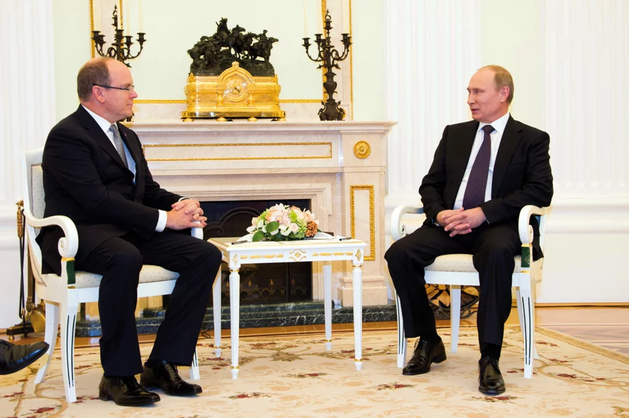 Prince Albert II Vladimir Putin