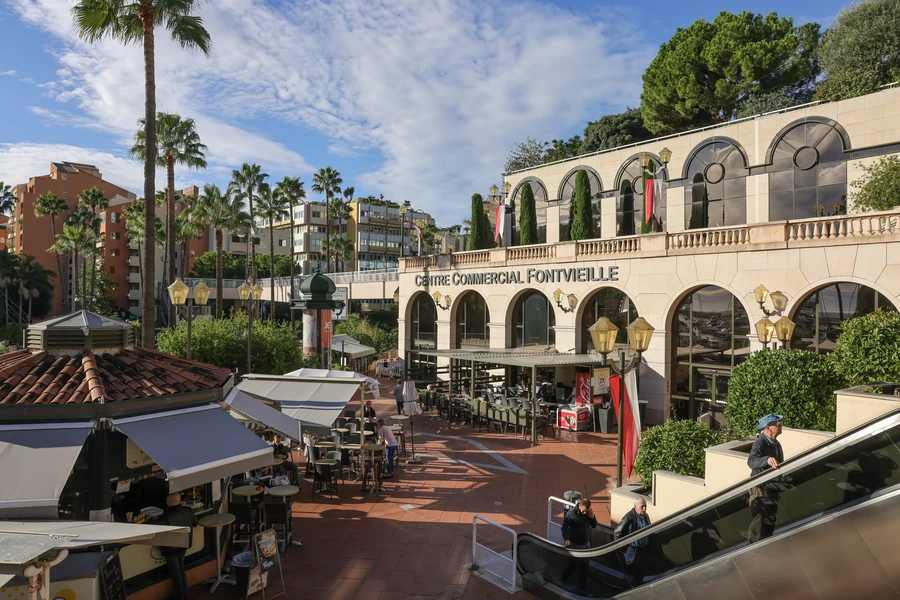 Centre commercial Fontvieille oct 2023